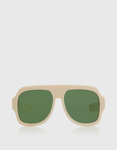 gucci oversized aviator sunglasses