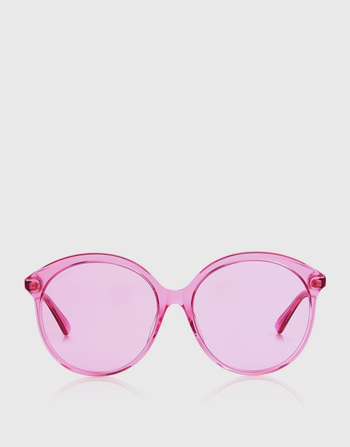 gucci big round sunglasses