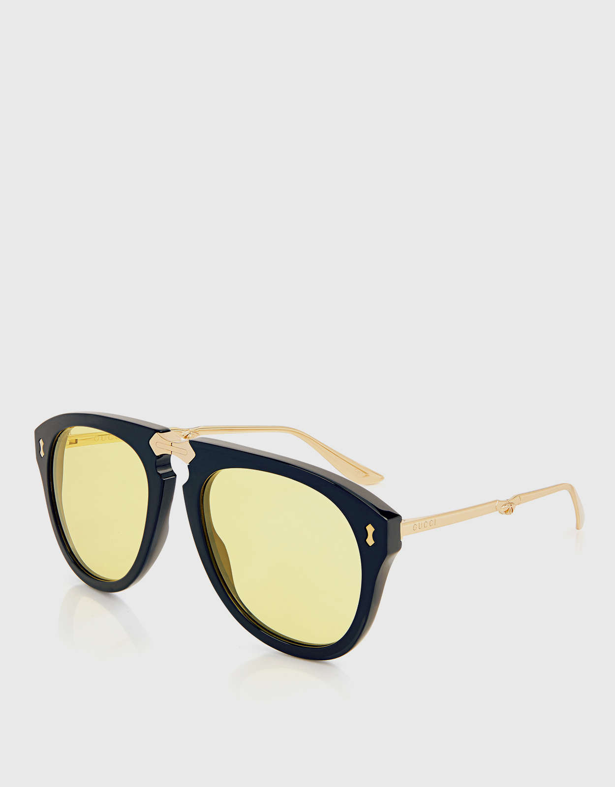 Gucci Aviator Foldable Sunglasses (Sunglasses,Aviator) 