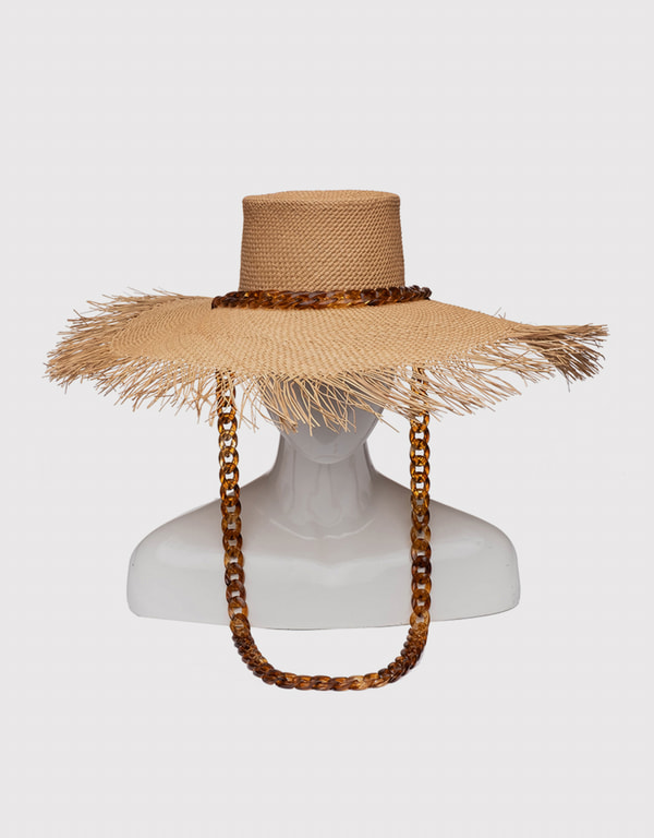 Eugenia Kim Valentina Palm Straw Sunhat (Hats,Straw Hats) IFCHIC.COM