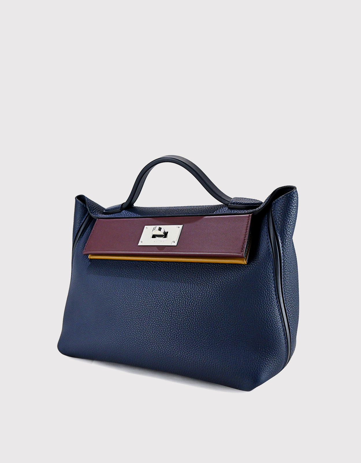 Hermès 2020 24/24 35cm Clemence and Swift Leather Handbag
