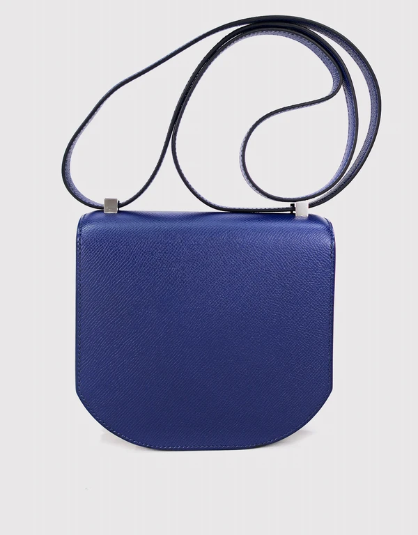 Hermès Hermès Mosaique 17 Epsom Leather Crossbody Bag-Bleu Encre Silver Hardware