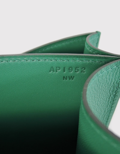 Hermès Constance 24 Epsom Leather Crossbody Bag-Vert Vertigao Silver Hardware