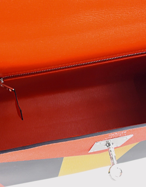 Hermes Kelly Mini Pochette Bag Epsom Leather Gold Hardware In Cherry