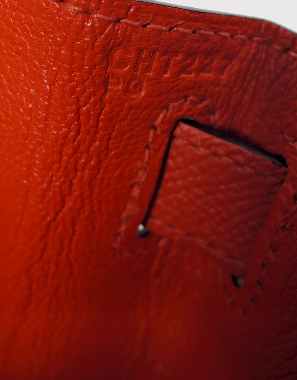Hermès Hermès Kelly 28 Epsom Leather Handbag-Letter M Silver Hardware