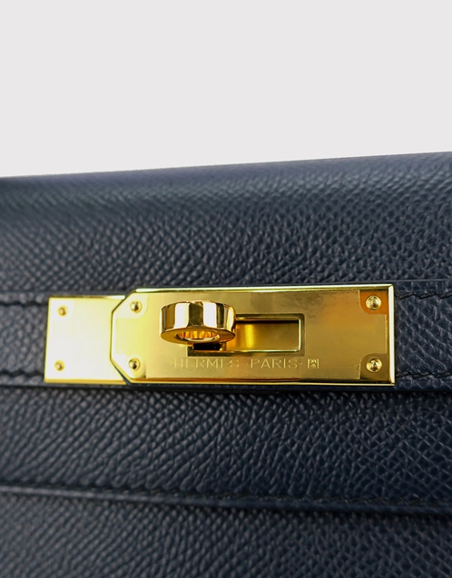Hermes Birkin 30 Bag Blue Brighton Epsom Gold Hardware