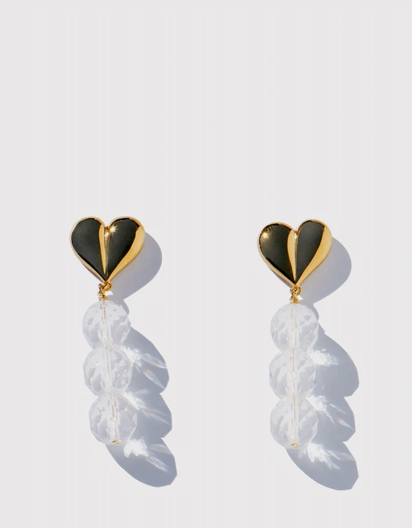 MING YU WANG Heart Mini Earrings