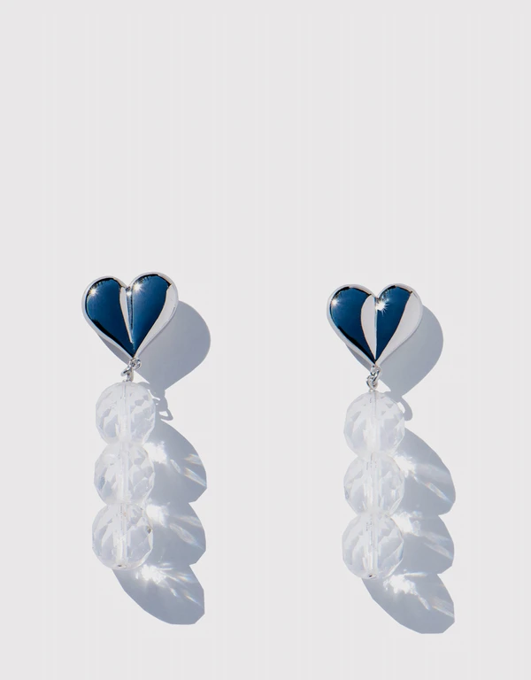 MING YU WANG Heart Mini Earrings