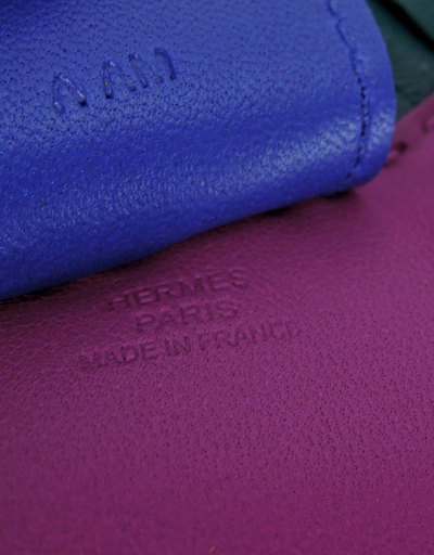 Hermès Rodeo GM Lambskin Horse Bag Charm-Purple