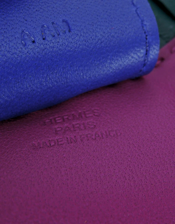 Hermès 愛馬仕 Rodeo GM 小羊皮小馬包包吊飾-紫紅
