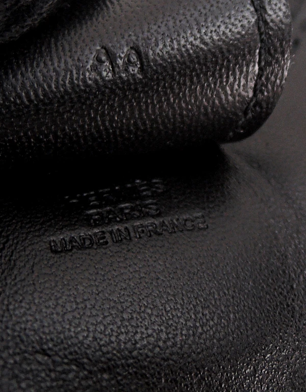 Hermès Rodeo MM Lambskin Horse Bag Charm-Black