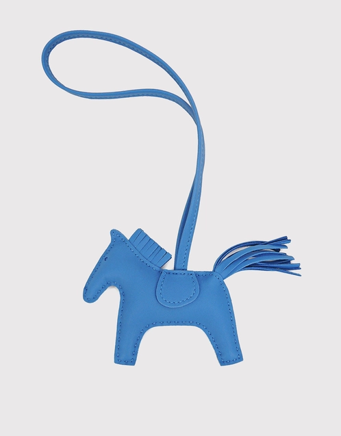 Hermès Hermès Rodeo PM Lambskin Horse Bag Charm-Baby Blue