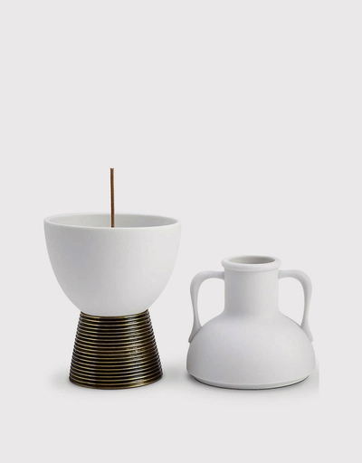 Amphora Limoges Porcelain Incense Holder Scented Diffuser