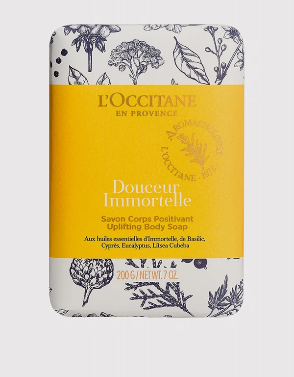 L'occitane Douceur Immortelle Uplifting Body Soap 200g
