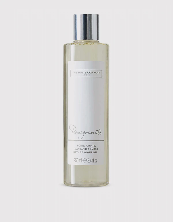 The White Company Pomegranate Bath And Shower Gel 250ml