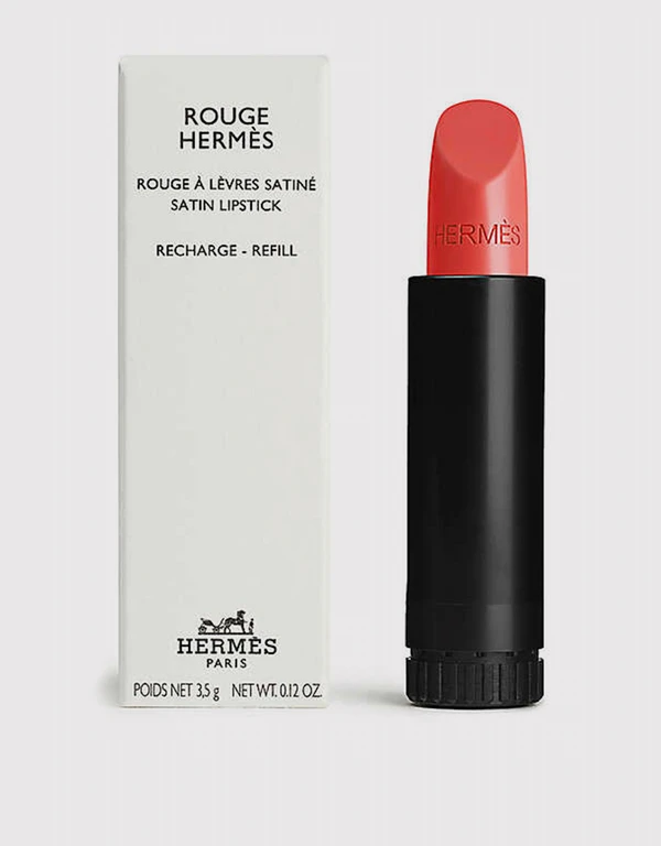 Rouge Hermès Satin Lipstick Refill-36 Corail Flamingo