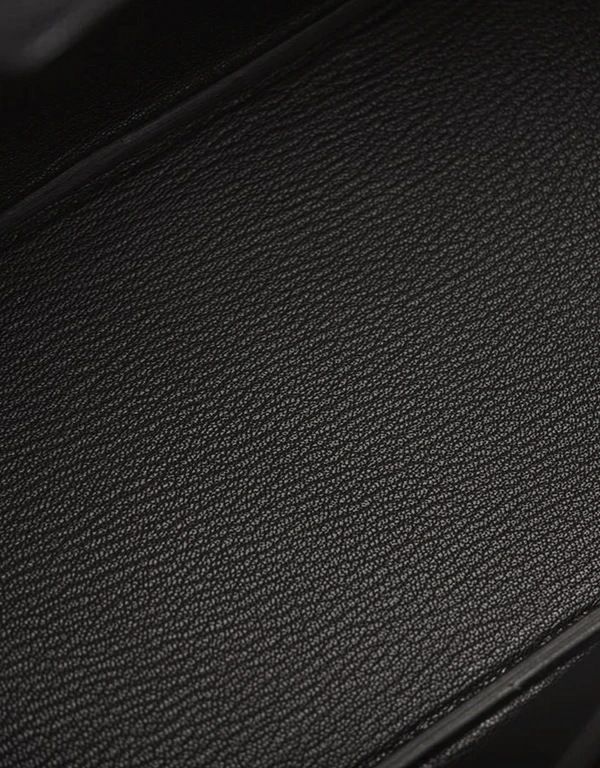 Hermès Hermès Birkin 30 Epsom Leather Handbag-Noir Silver Hardware