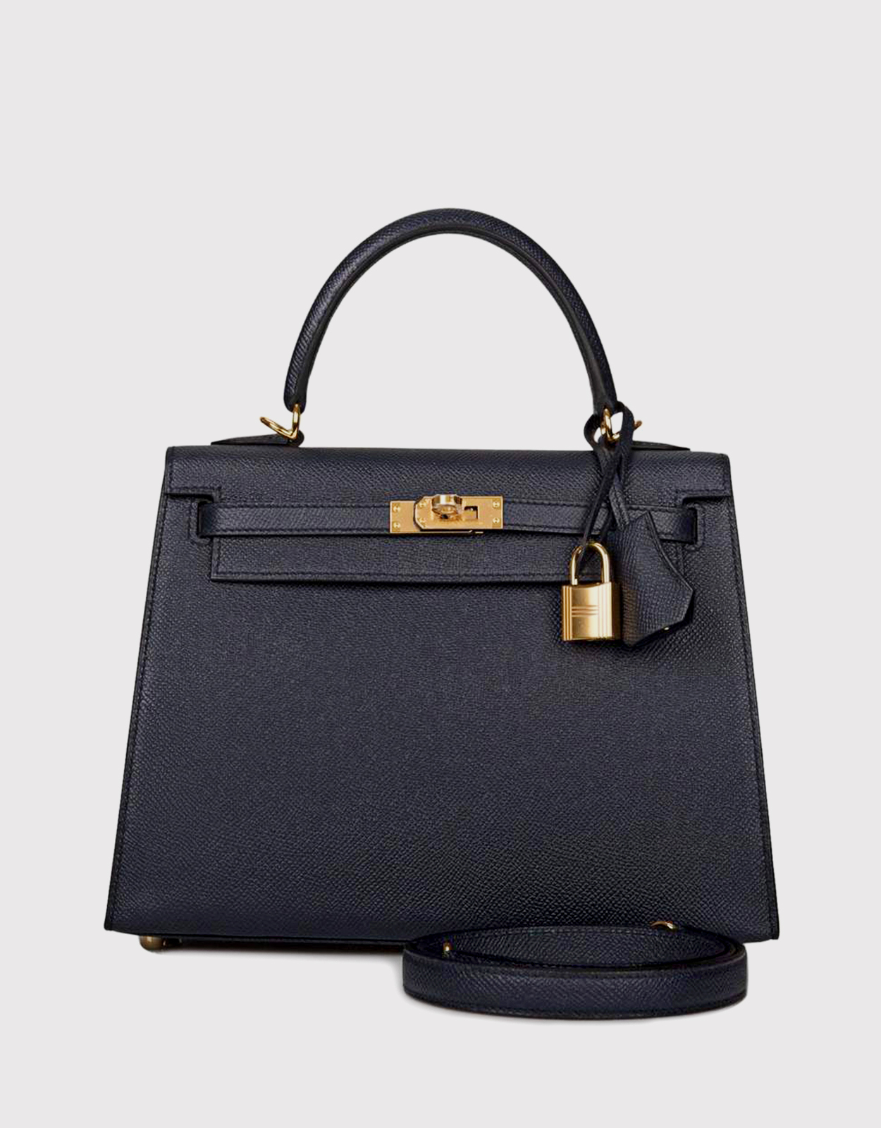 Hermes Kelly Handbag Bicolor Epsom with Brushed Gold Hardware 28 Multicolor  210352151