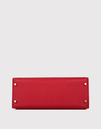 Hermès Kelly 28 Epsom Leather Handbag-Rouge Casaque Gold Hardware