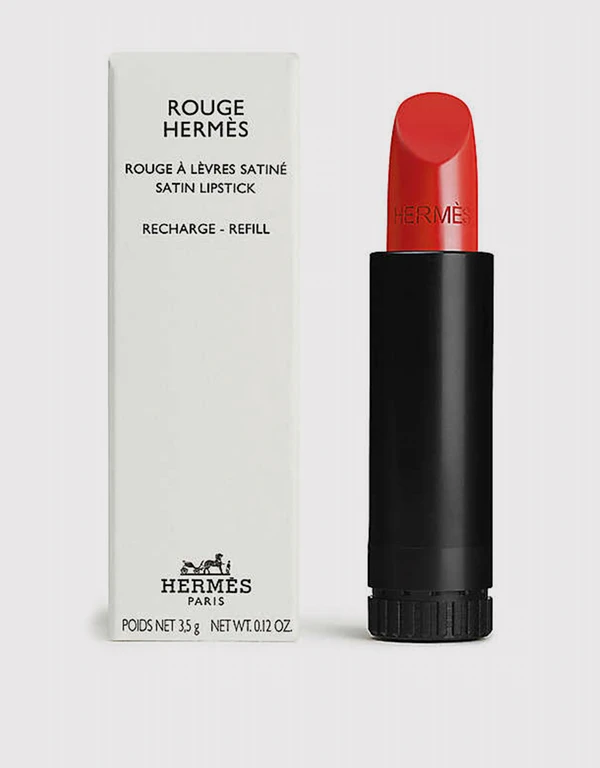 Rouge Hermès Satin Lipstick Refill-75 Rouge Amazone