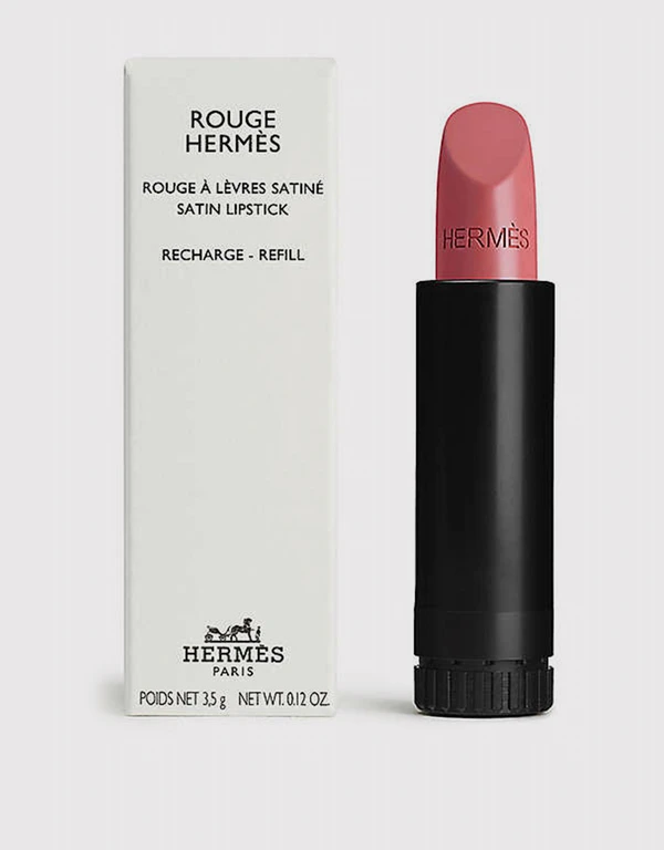 Rouge Hermès Refill Satin Lipstick-18 Rose Encens