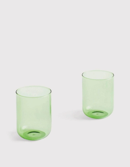 色彩玻璃酒杯兩件組-Green