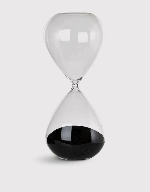 Large Sand Hourglass 38-Black
