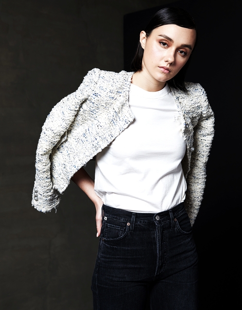 IRO Mercie Tweed Buttoned Blazer 