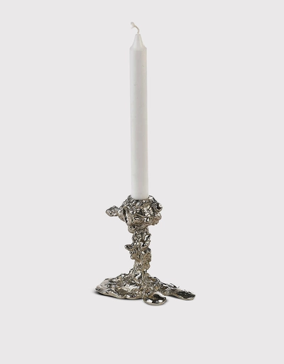 Drip 小型燭台-Silver