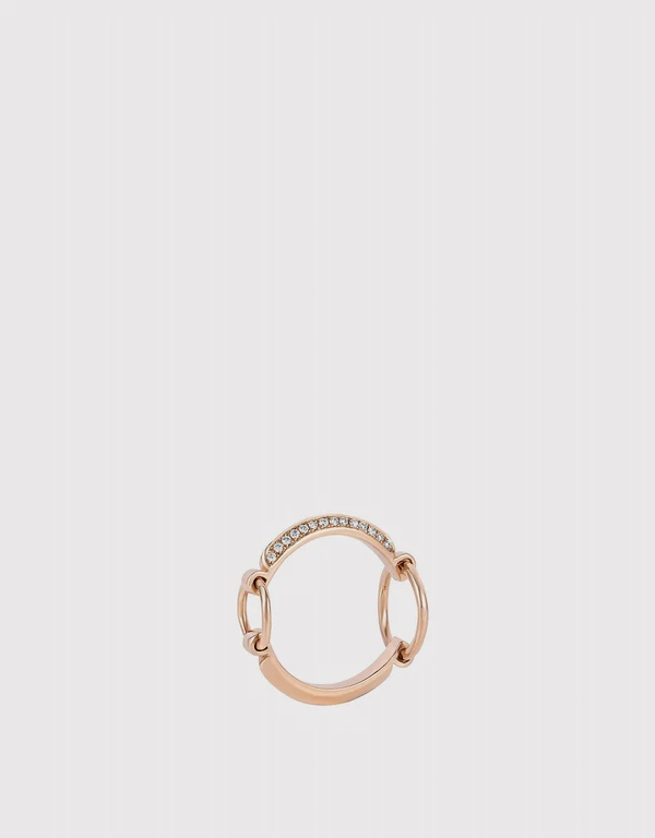 Ruifier Jewelry  18ct Rose Gold Icon Fine Sphaera Ring 