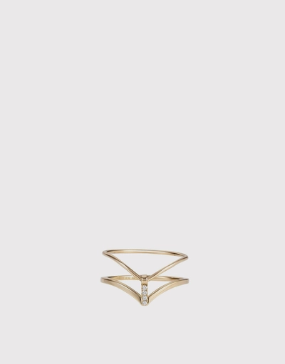 18ct Yellow Gold Icon Fine Ring 