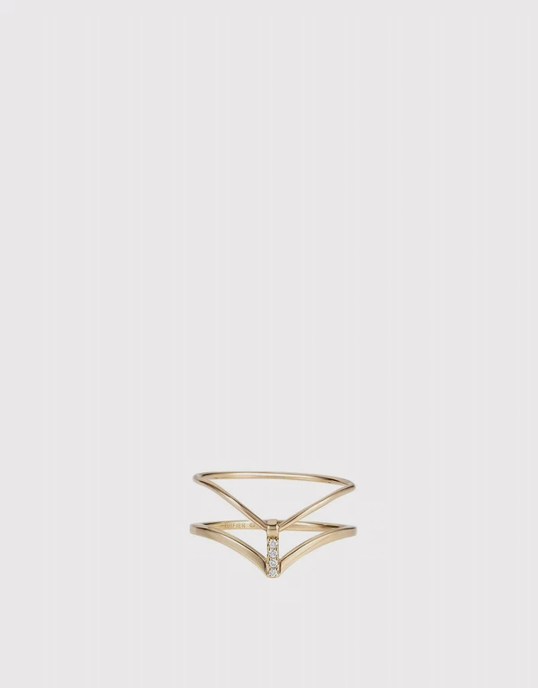 Ruifier Jewelry  18ct Yellow Gold Icon Fine Ring 