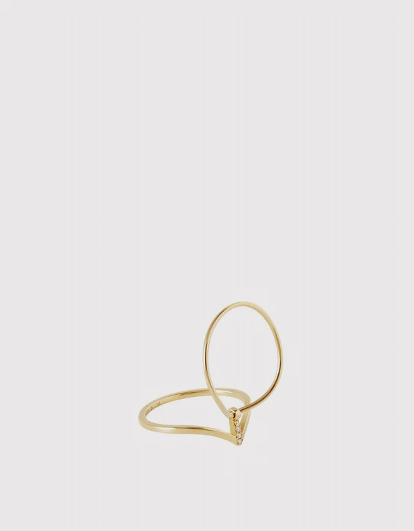 Ruifier Jewelry  18ct Yellow Gold Icon Fine Ring 