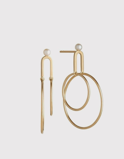 18ct Solid Gold Astra Synergy Earrings 