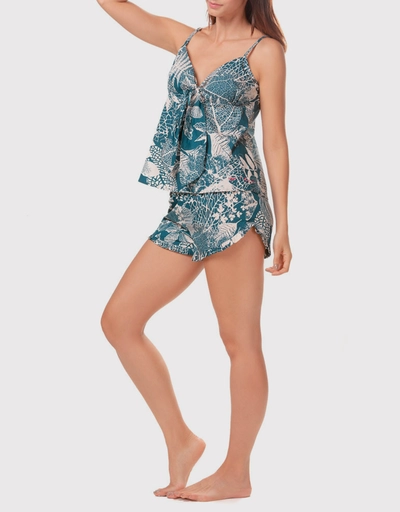 Rosie Cami Pajama Set-Ink Lace