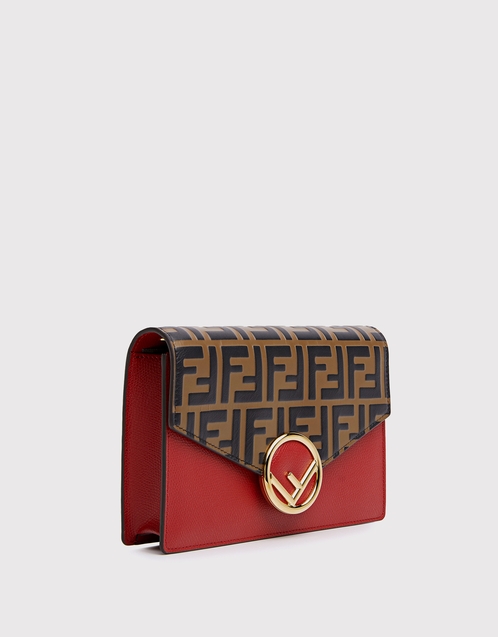 red fendi wallet