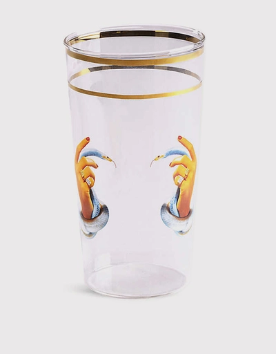 Toiletpaper Hands With Snakes Glass