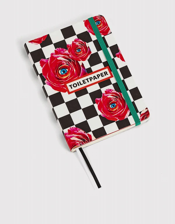Seletti Toiletpaper Roses Notebook 15cm x 10.5cm