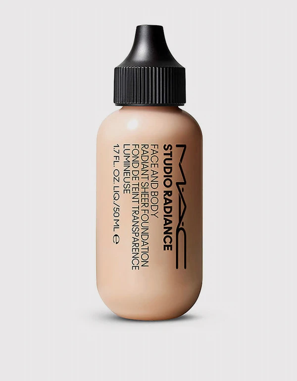 MAC Cosmetics Studio Radiance Face and Body Radiant Sheer Foundation- W0