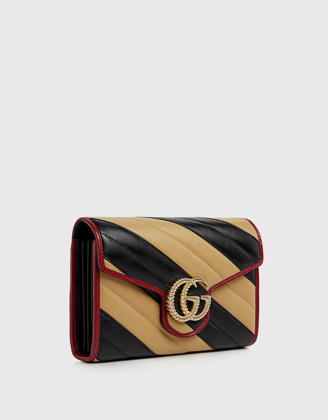 gucci continental wallet on chain