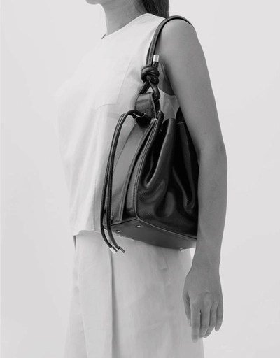 Tina Handcrafted Pebble Leather Shoulder Bag 