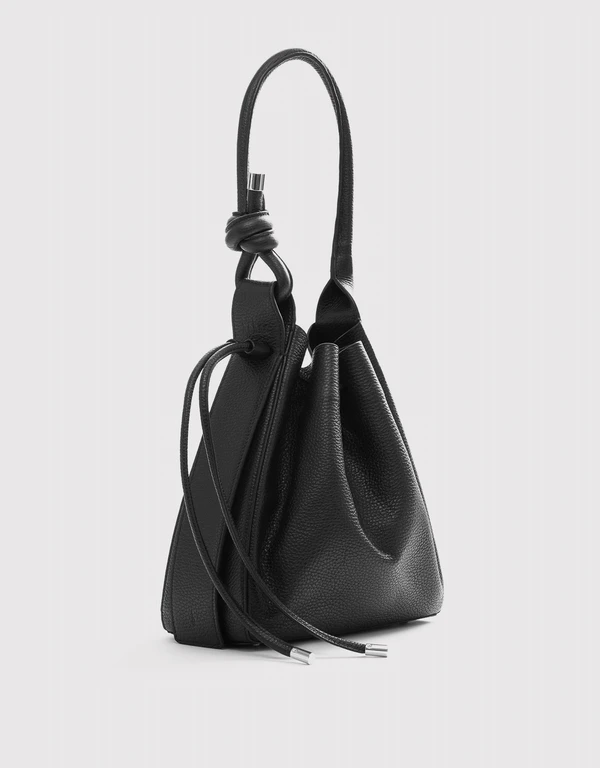 Behno Tina Handcrafted Pebble Leather Shoulder Bag 