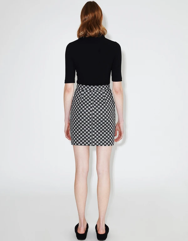 Rosetta Getty Tapered Mini Skirt