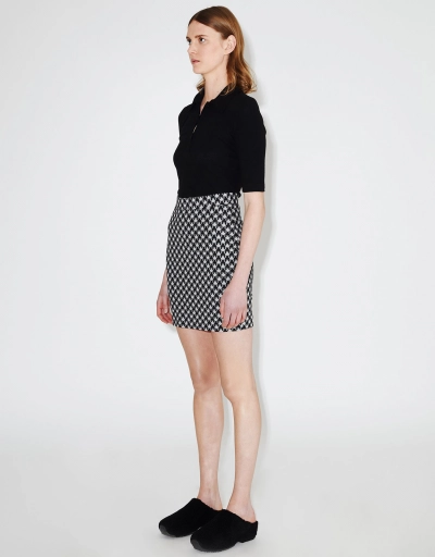 Tapered Mini Skirt