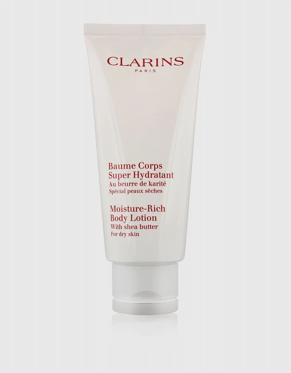 Clarins Moisture Rich Body Lotion with Shea Butter - For Dry Skin 200ml