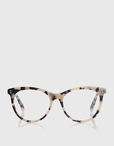 Havana Cat-eye Eyeglasses