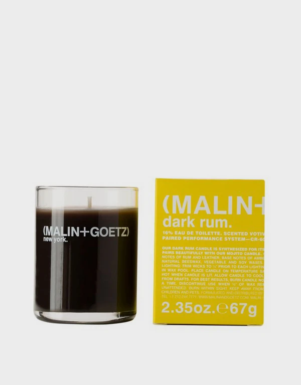 Malin+Goetz Dark Rum Scented Votive Candle 67g 