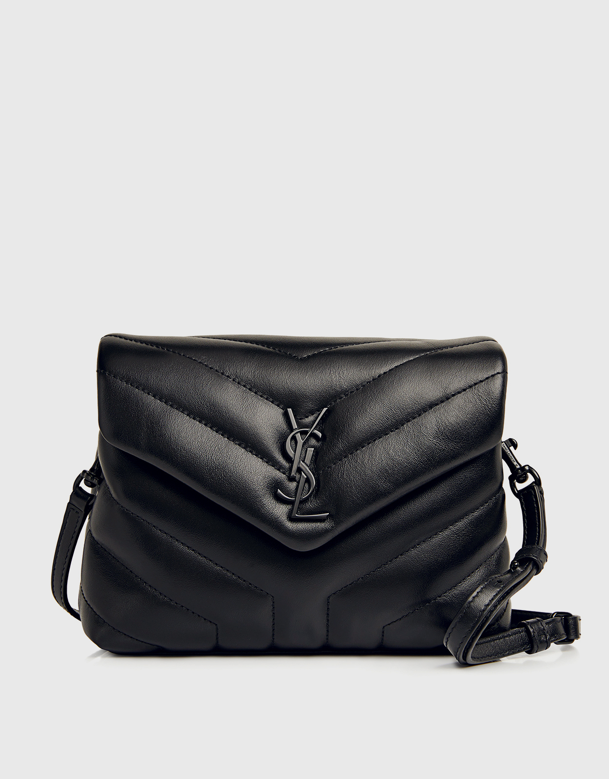 saint laurent women's loulou toy leather shoulder bolsa