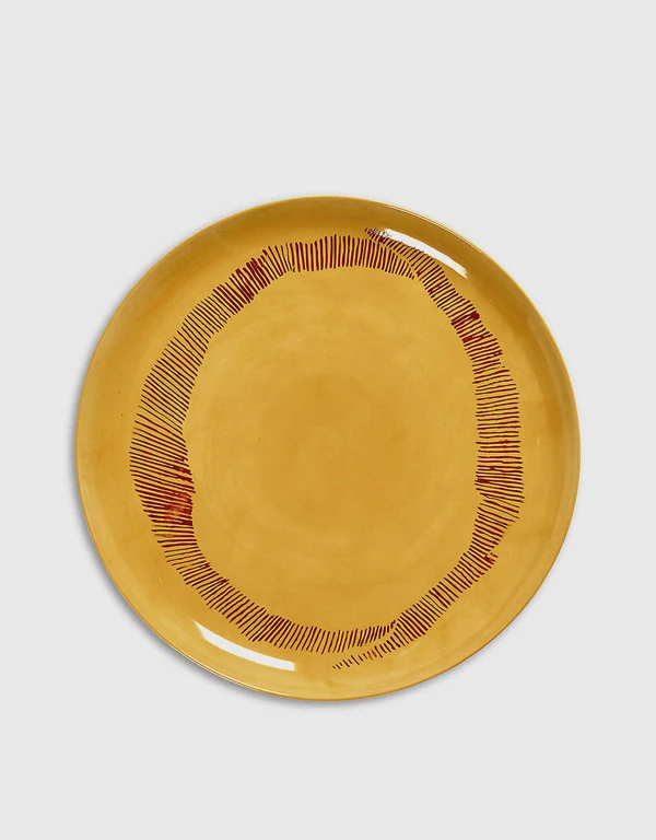 Serax Yotam Ottolenghi FEAST Yellow Swirl Plate 26cm