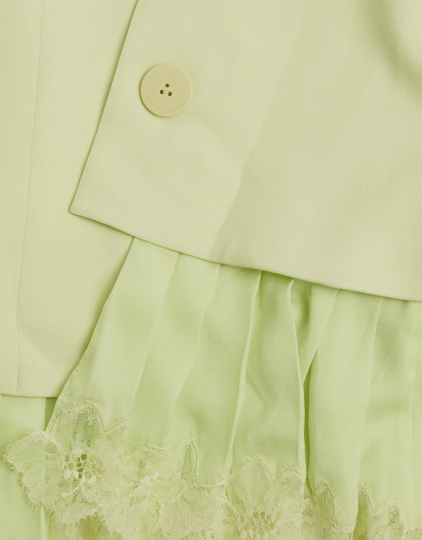Jonathan Simkhai Victoria Lace Blazer Mini Dress